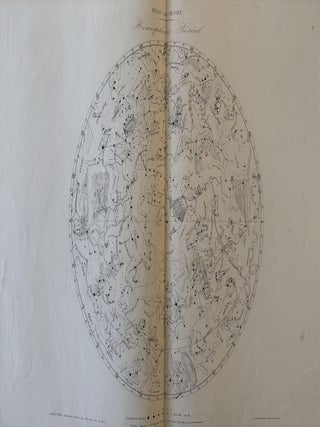 Atlas C&eacute;leste Contenant Plus de 100000 Etoiles et N&eacute;buleuses dont la Position est R&eacute;duite au 1er Janvier 1860, D'apr&egrave;s les Catalogues les Plus Exacts des Astronomes Fran&ccedil;ais et Etrangers