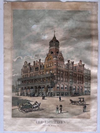 The Fairhaven [Hotel]--Fairhaven, Washington Chromolithographic Poster