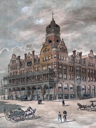 The Fairhaven [Hotel]--Fairhaven, Washington Chromolithographic Poster