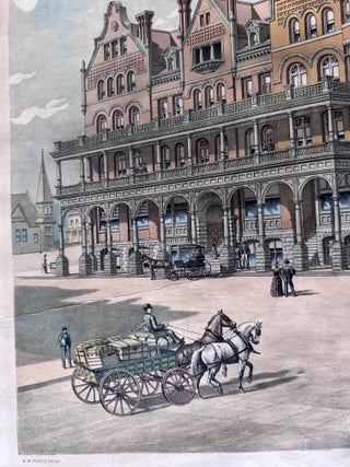 The Fairhaven [Hotel]--Fairhaven, Washington Chromolithographic Poster