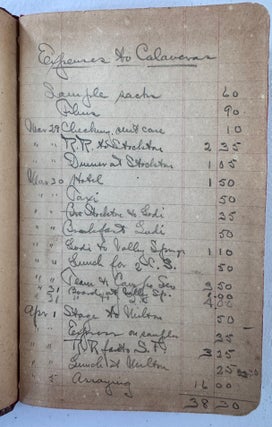 Mining Engineer's Diary--California 1932-33