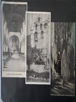 Collection of About 100 Photos of California Missions and Ephemera 1906-1950