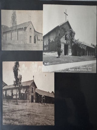 Collection of About 100 Photos of California Missions and Ephemera 1906-1950