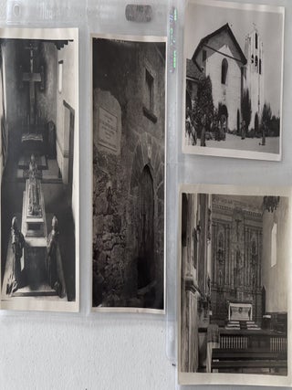 Collection of About 100 Photos of California Missions and Ephemera 1906-1950
