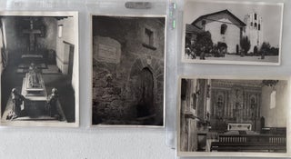 Collection of About 100 Photos of California Missions and Ephemera 1906-1950