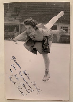 Extensive Photo Archive and Expense Account for Swiss Ice Skater Heidi Gustafson nee Pluss--Ice. Heidi Gustafson nee Pluss.