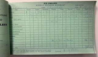 Extensive Photo Archive and Expense Account for Swiss Ice Skater Heidi Gustafson nee Pluss--Ice Follies 1957