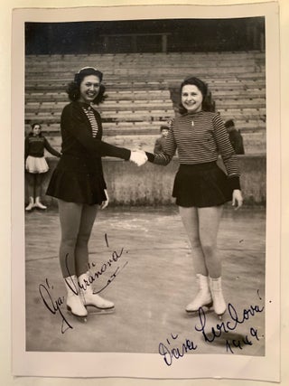 Extensive Photo Archive and Expense Account for Swiss Ice Skater Heidi Gustafson nee Pluss--Ice Follies 1957