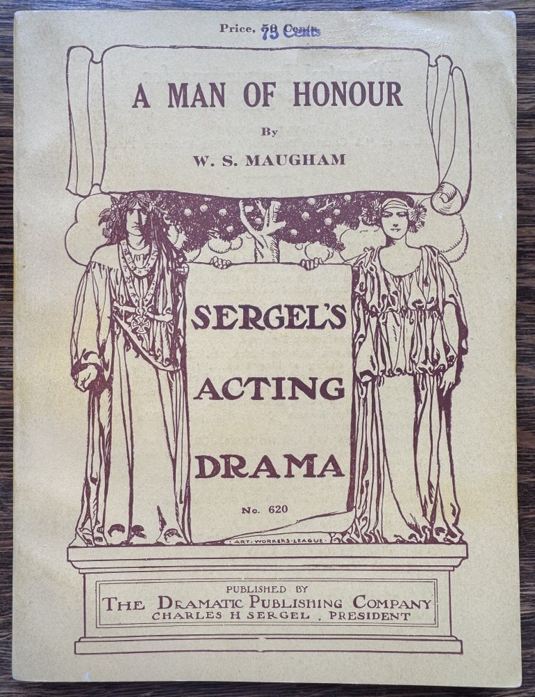 Item #2750 A Man of Honour. William Somerset Maugham.