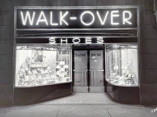 Collection of Late 1930's-Early 1940's Chicago Area Storefront and Promotional Photography 8 x 10 Inch Negatives (89)