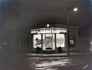 Collection of Late 1930's-Early 1940's Chicago Area Storefront and Promotional Photography 8 x 10 Inch Negatives (89)