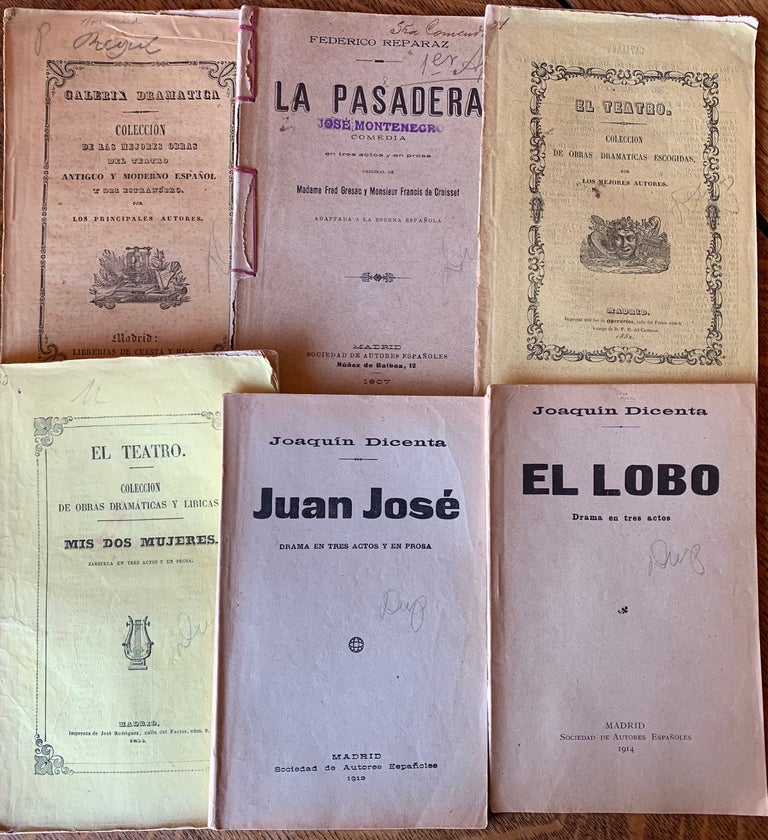 Item #320 Collection of Spanish Theatrical Plays 1838-1927.