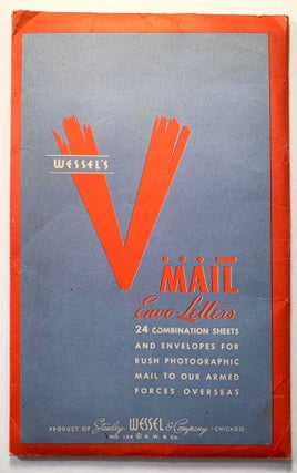 Item #334 Wessel's V Mail Envo-Letters--24 Combination Sheets and Envelopes with Sleeve