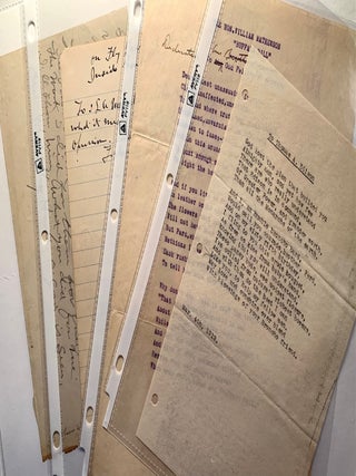 Item #343 John Wallace “Captain Jack” Crawford Archive. John Wallace "Captain Jack" Crawford