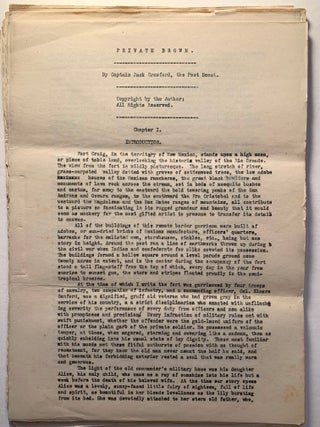 John Wallace “Captain Jack” Crawford Archive