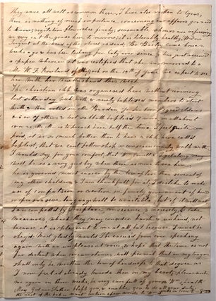 Manuscript Stampless Letter From C. Green of Salisbury, New Hampshire to Josiah Green, Charlestown, Massachusetts July 1843