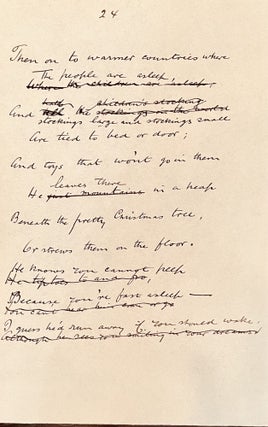 Howard Vigne Sutherland Manuscript--"Song of Santa Claus"