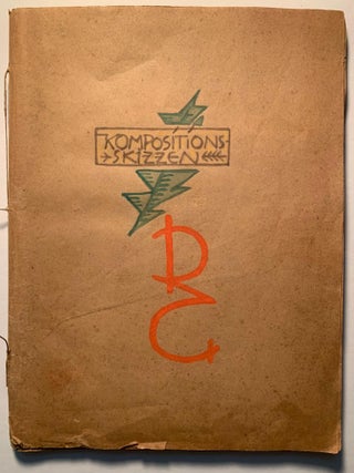 Item #448 Kompositions-Skizzen (Composition Sketches) of German Artist Richard Graef Circa 1918