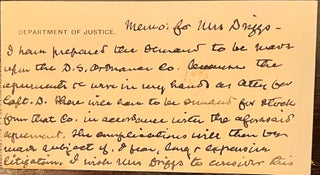 Archive of Naval Commander, Inventor and Ordnance Supplier W.H. Driggs