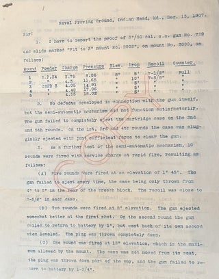 Archive of Naval Commander, Inventor and Ordnance Supplier W.H. Driggs