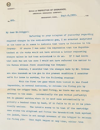 Archive of Naval Commander, Inventor and Ordnance Supplier W.H. Driggs