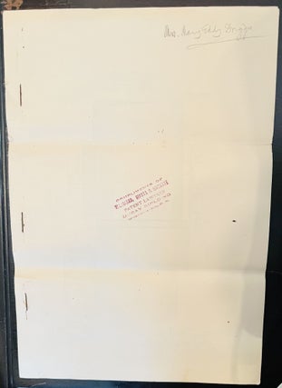 Archive of Naval Commander, Inventor and Ordnance Supplier W.H. Driggs