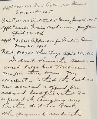 Archive of Naval Commander, Inventor and Ordnance Supplier W.H. Driggs