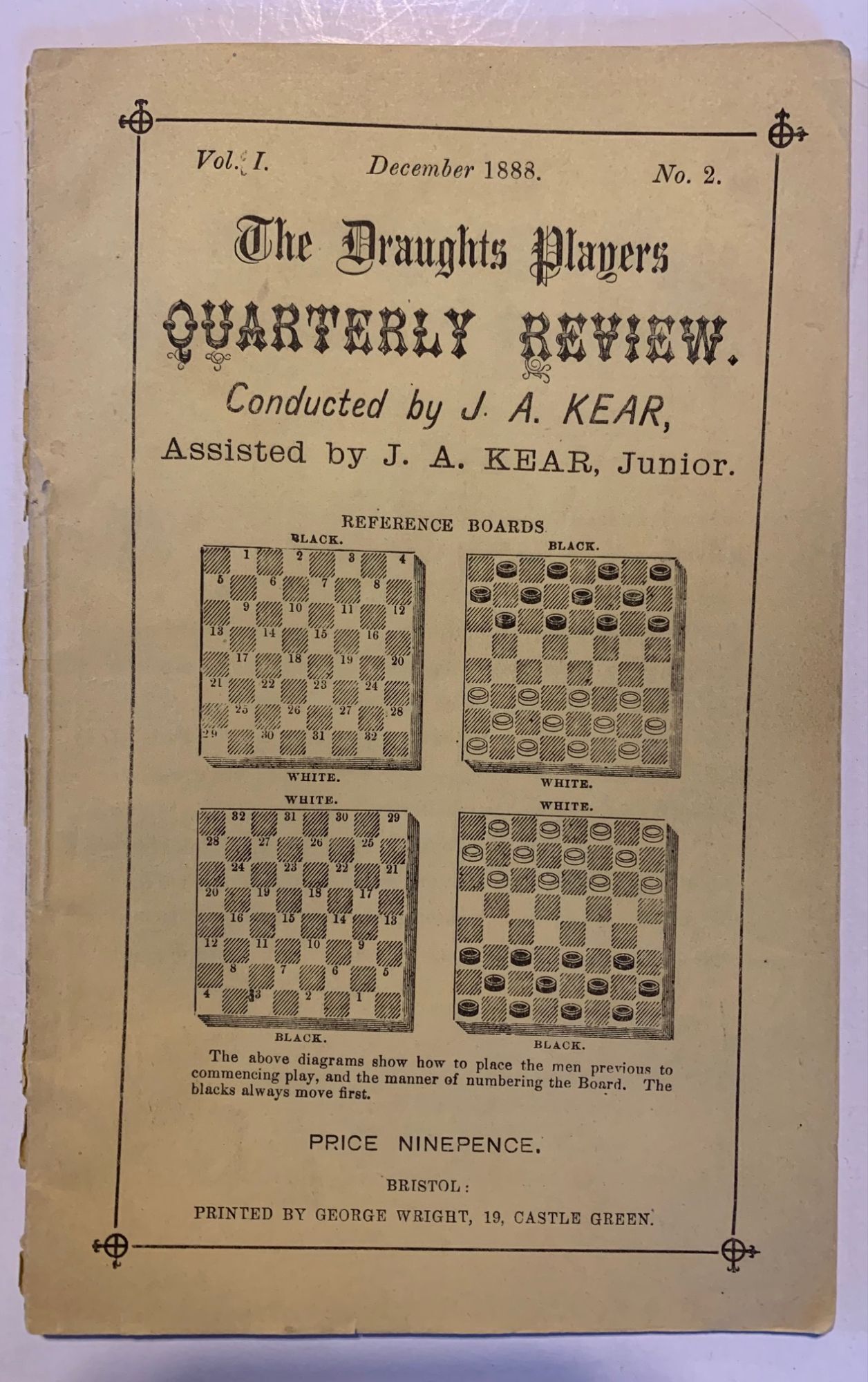 Checkers Magazine Checkers English Draughts, or American Checkers: A Collection of Guides ...
