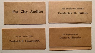 Item #531 [Connecticut] 1896 New Haven Republican Election Slate Tickets
