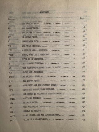 William Sanders Oury--History-Maker of the Southwest (Carbon Copy of Early Manuscript plus Holograph and Typed Notes) with 1st Edition of Same