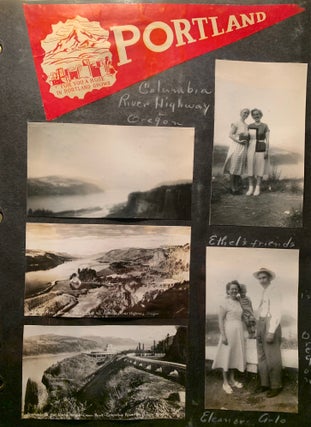 Photo Album and Scrapbook for "California Tour" July 18, 1948 to August 1, 1948 Including Mexico, Arizona and Canada