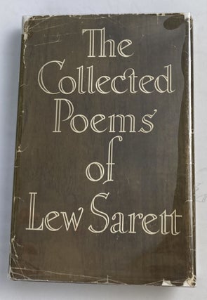 Item #614 Collected Poems of Lew Sarett. Lew Sarett