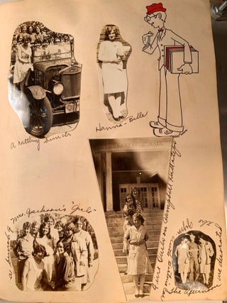 Item #64 Young Woman's Photo Album and Scrapbook--Sterling College 1928-1930. Winifred Eastwood
