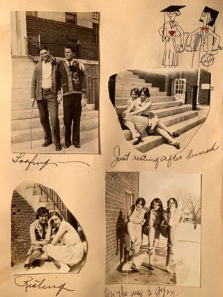 Young Woman's Photo Album and Scrapbook--Sterling College 1928-1930