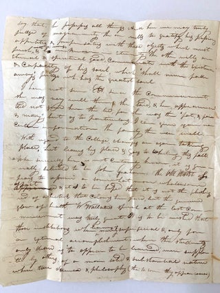 Autograph Letter Signed from John Stockton of Washington, Pennsylvania to J. Peter Paul of Jefferson County, Indiana