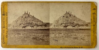 Item #710 [Transcontinental Railroad] Buttes on the Plains, D.T. (244) Stereoview Image. John...