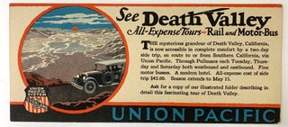 Item #744 Union Pacific Death Valley Advertising Desk Blotter
