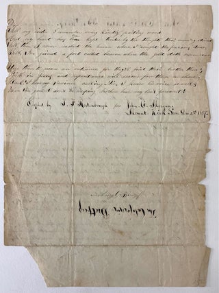 "California Brothers" Copied in Manuscript by T.F. Rodenbaugh December 1857