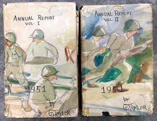 Item #756 [Marlboro College] [Military] American Soldier Gib Taylor's "Annual Reports",...