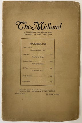 Item #772 Midland, A Magazine of the Middle West (broken run 1926-1934
