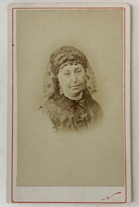 Item #774 CDV of French Novelist George Sand by French Photographer Nadar [Gaspard-Félix...