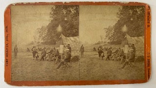 Item #779 [Civil War][Revolutionary War] Camp Sullivan August 1879 30th Separate Company E.O....