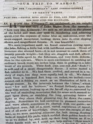 [San Francisco] Californian Newspaper Vol. 1 No. 1--Vol. 1 No. 10 May 28, 1864-July 30, 1864