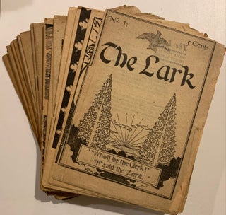 Item #832 Lark, The Issues 1-24 plus the Epi-Lark. Gelett Burgess