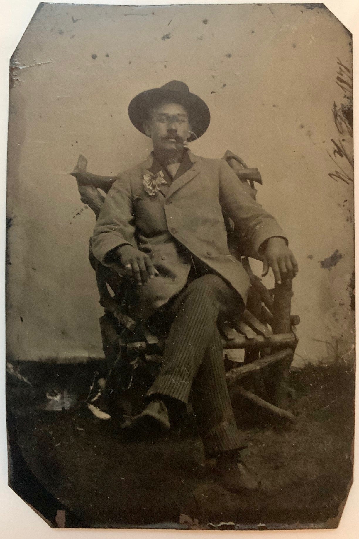 Frank Grouard Tintype Photograph | Frank Grouard