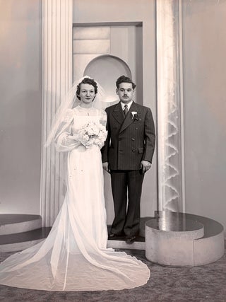 Massive Collection of 473 Wedding Photo (circa late 1940's to 50's) Celluloid Negatives