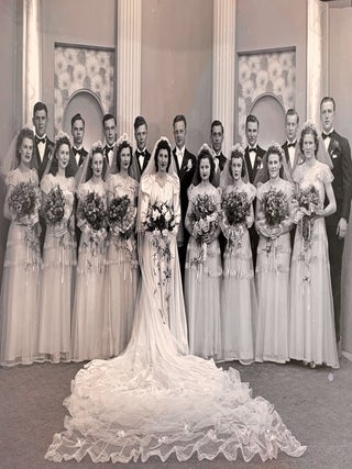 Massive Collection of 473 Wedding Photo (circa late 1940's to 50's) Celluloid Negatives