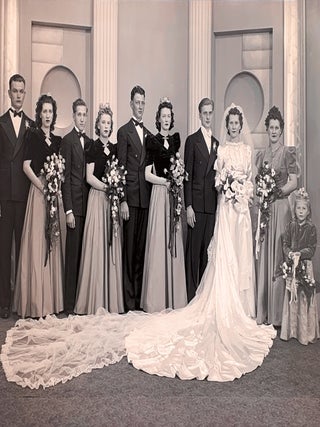 Massive Collection of 473 Wedding Photo (circa late 1940's to 50's) Celluloid Negatives