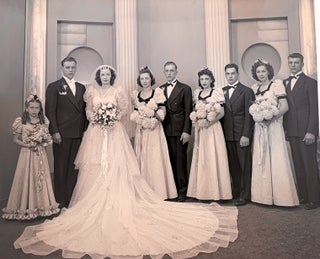 Massive Collection of 473 Wedding Photo (circa late 1940's to 50's) Celluloid Negatives