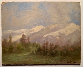 Item #927 [Oil Painting] Sierra Madre, Cal. by Elizabeth Borglum. Elizabeth Borglum